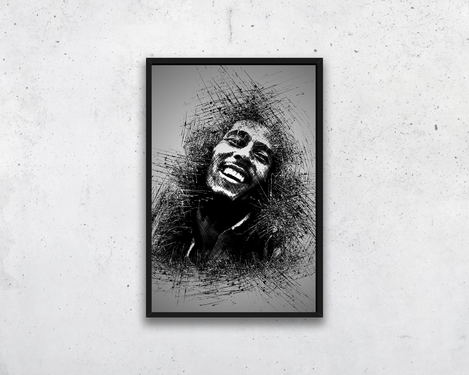 Bob Marley Sketch Wall Art