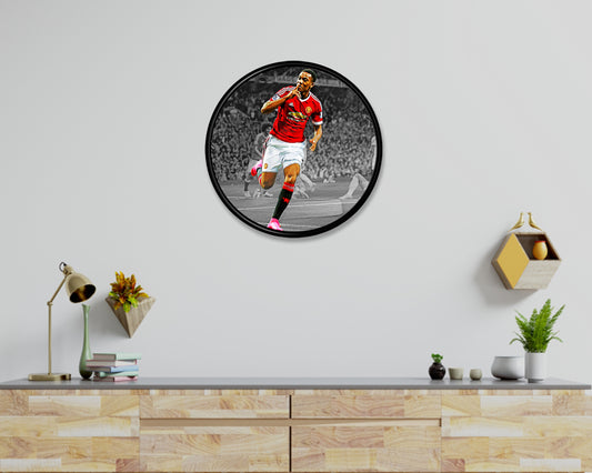 Cuadro de pared redondo de Anthony Martial