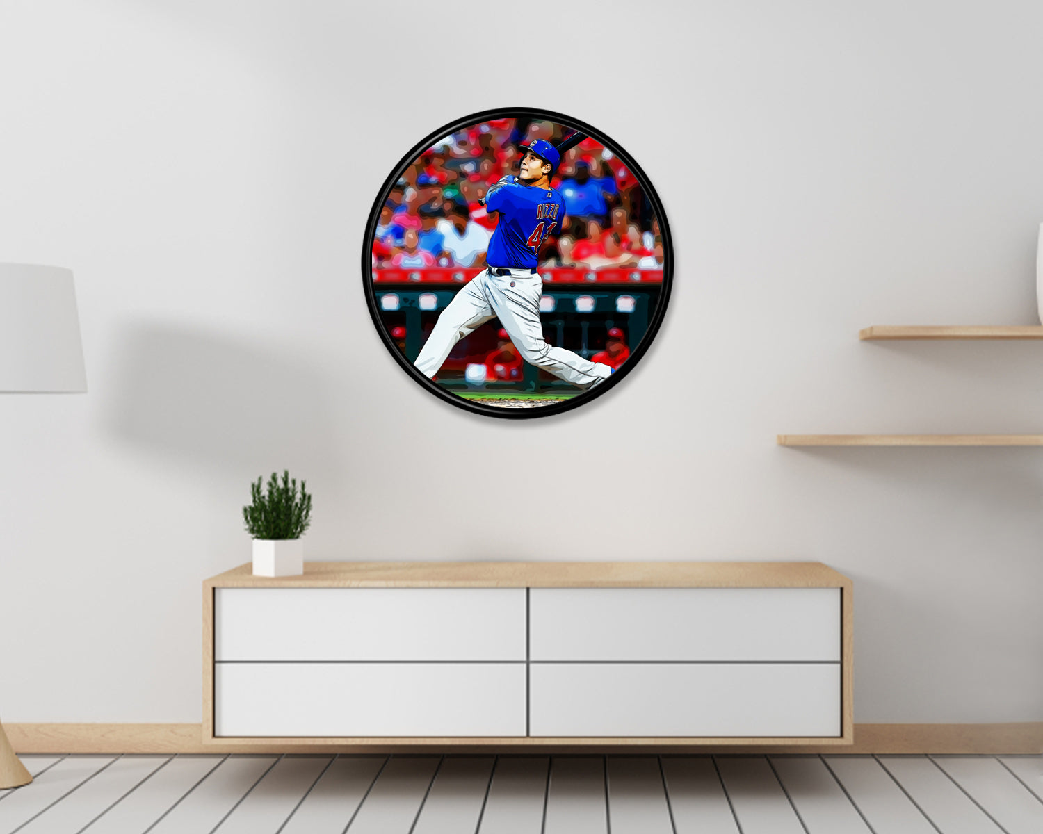 Anthony Rizzo Round Wall Art – My Idea Sports Canvas