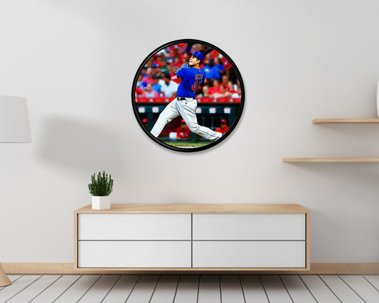 Arte de pared redondo de Anthony Rizzo