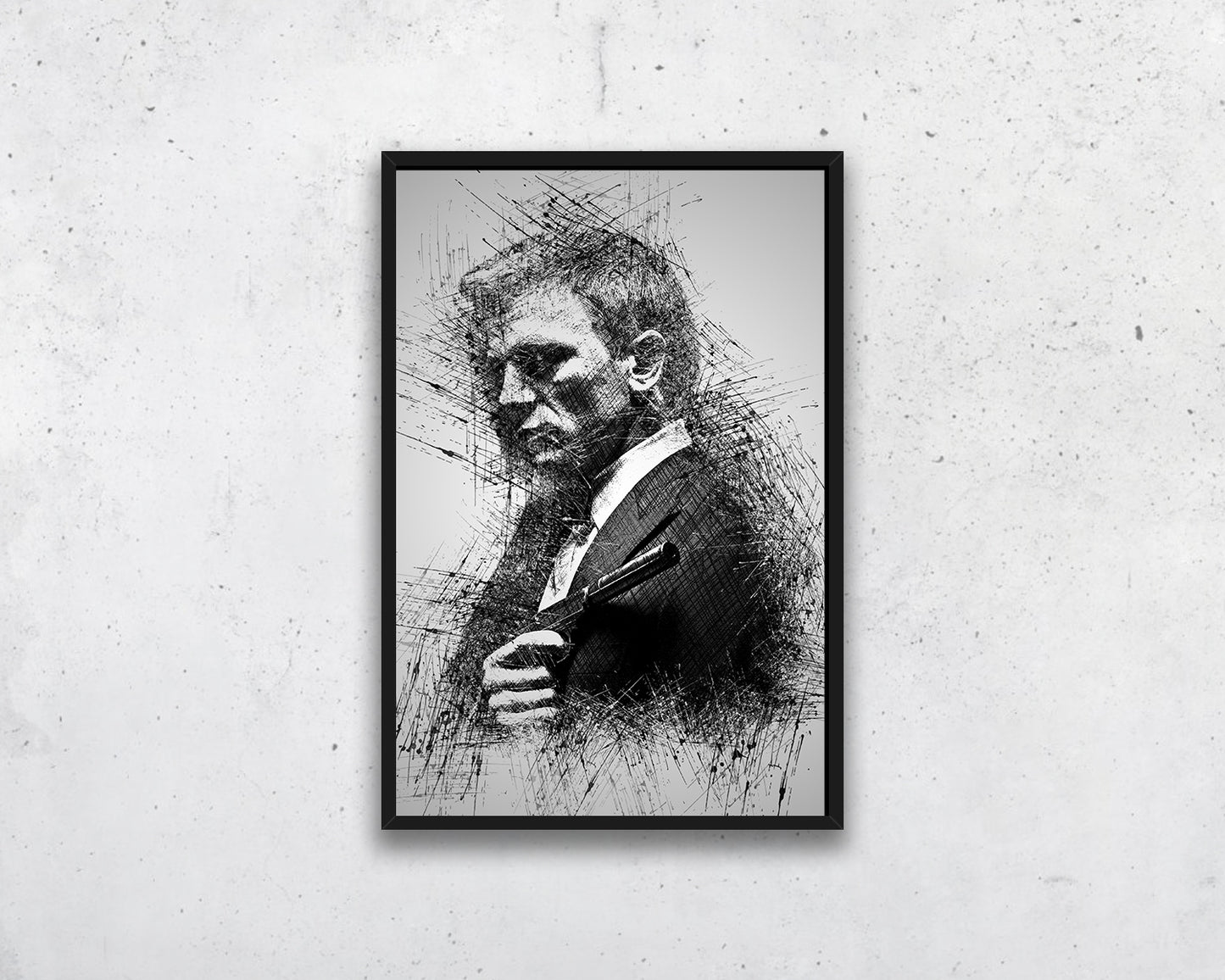 James Bond Sketch Wall Art