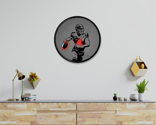 Deshaun Watson Cent Round Wall Art