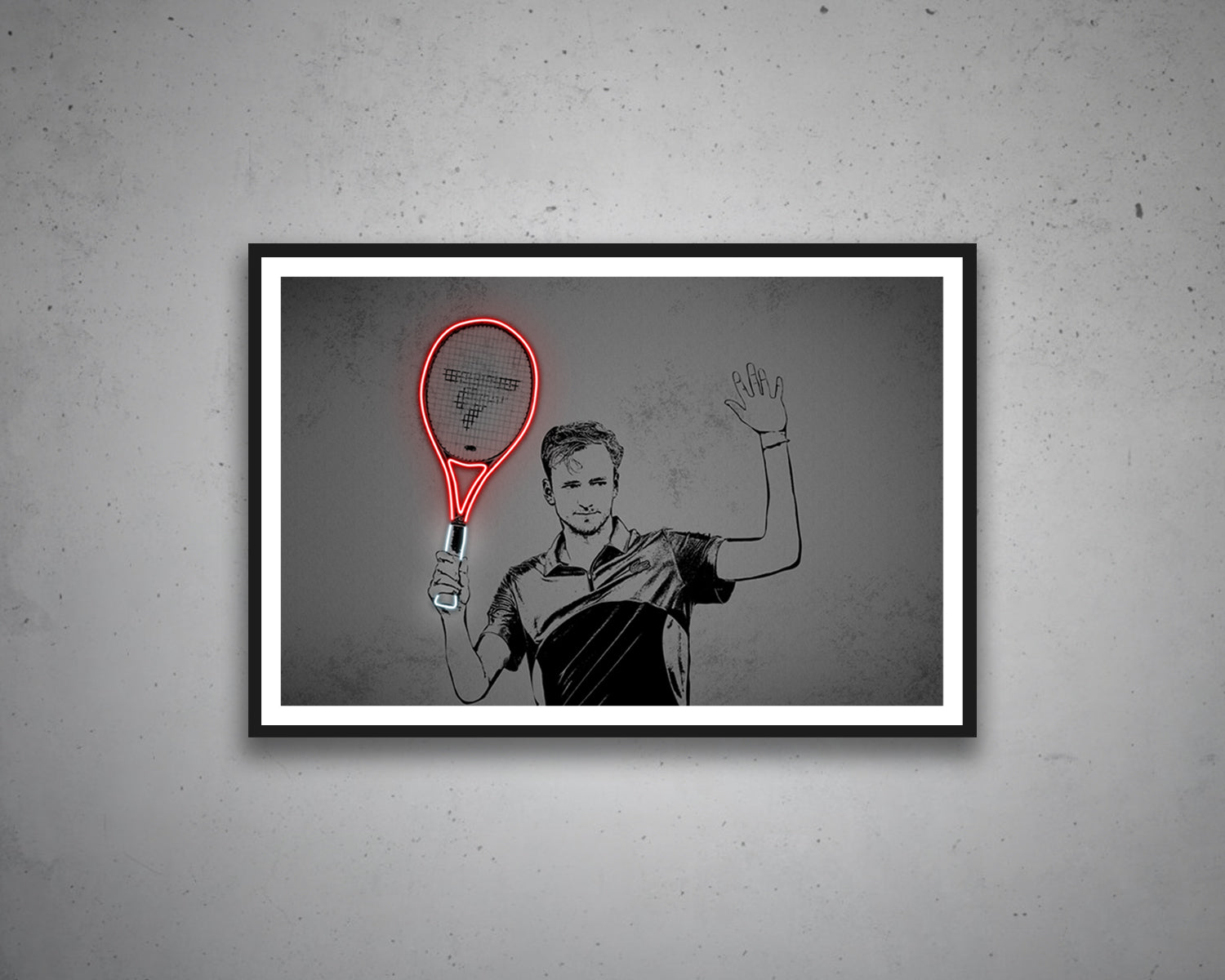 Daniil Medvedev Canvas Wall Art