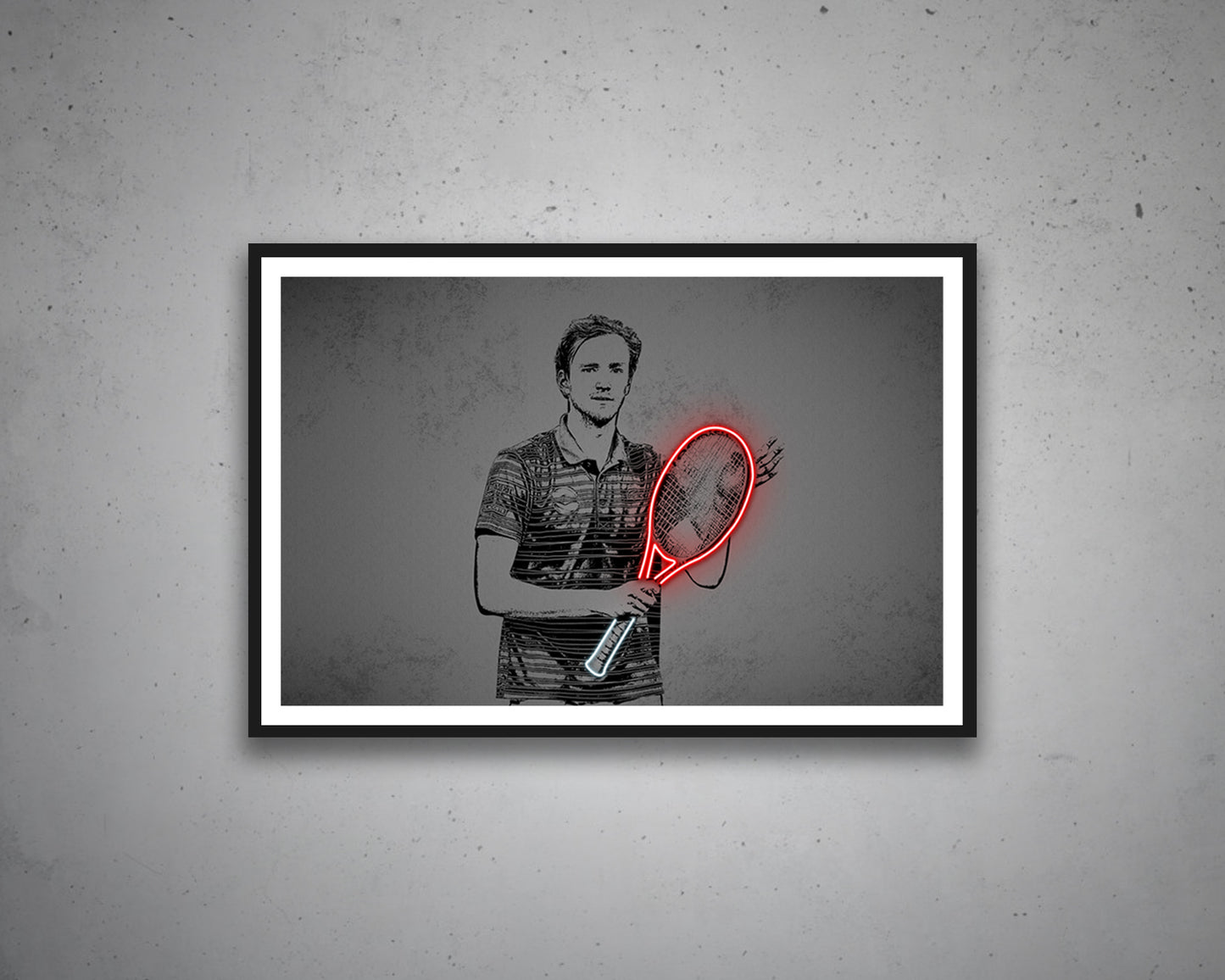 Daniil Medvedev Canvas Wall Art