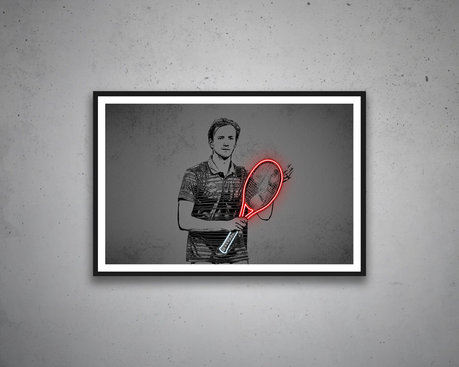 Daniil Medvedev Canvas Wall Art