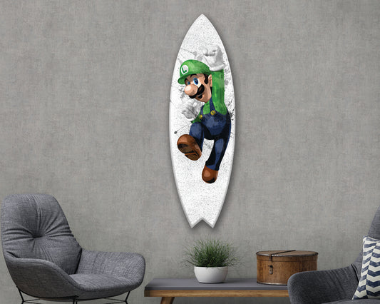 Luigi Acrylic Surfboard Wall Art