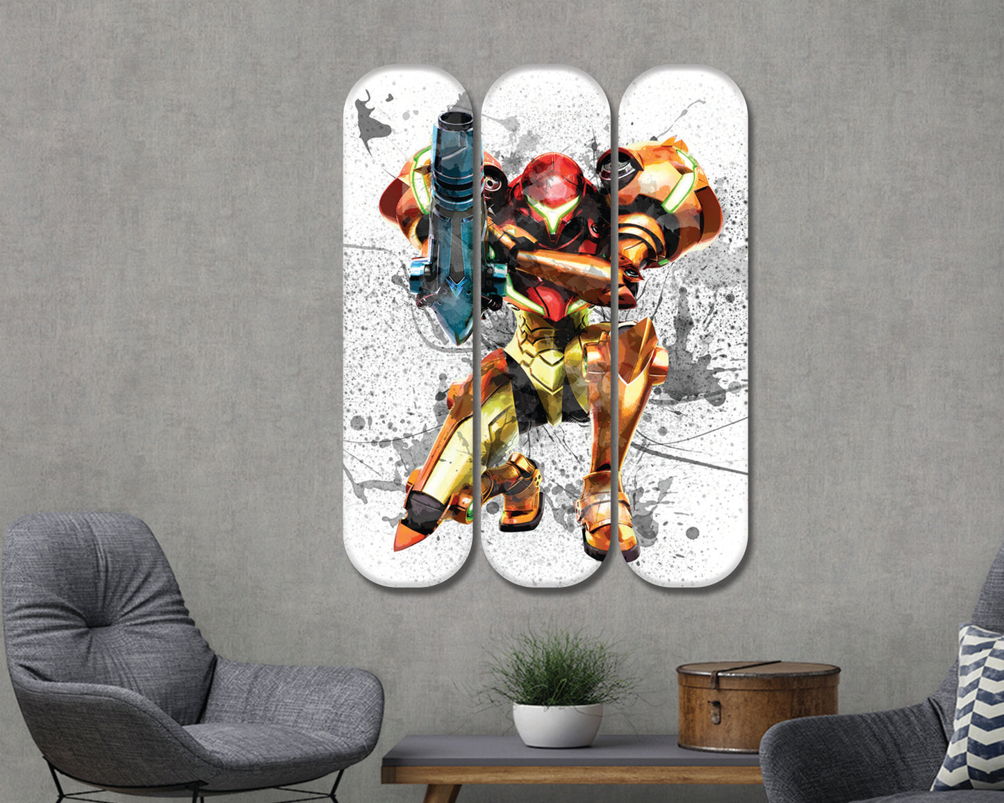 Samus Acrylic Skateboard Wall Art