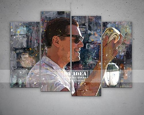 The Wolf of Wall Street Fun Coupons Multicolor Wall Art