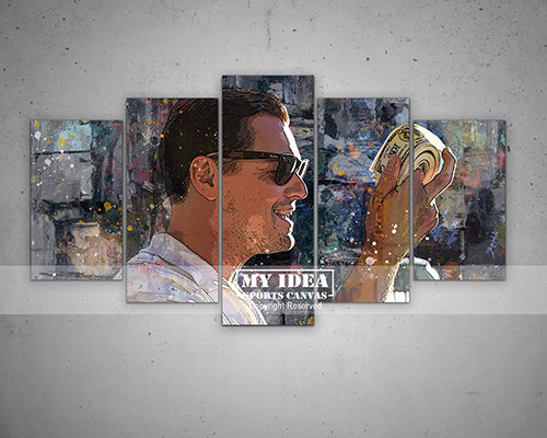 The Wolf of Wall Street Fun Coupons Multicolor Wall Art