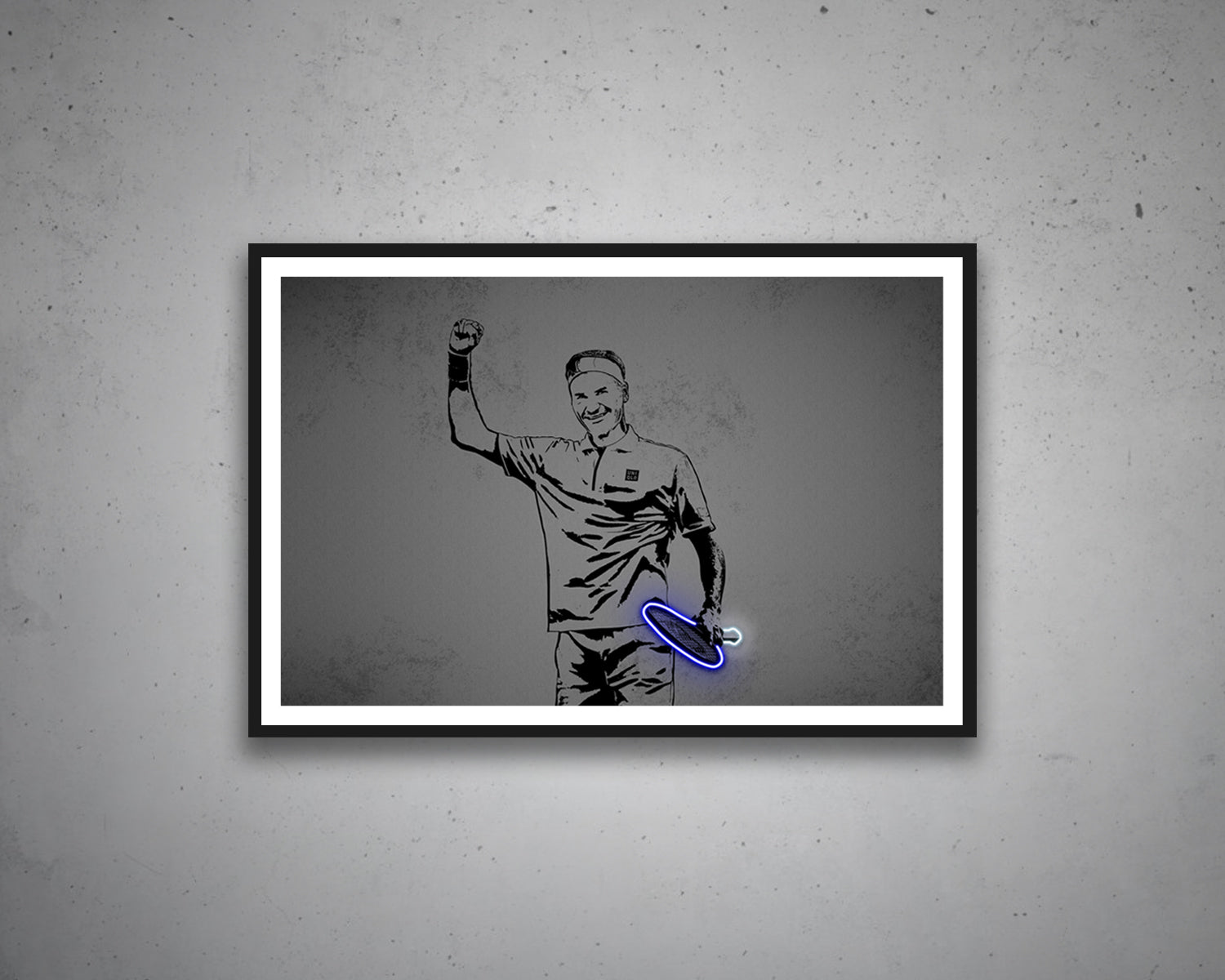 Roger Federer Canvas Wall Art