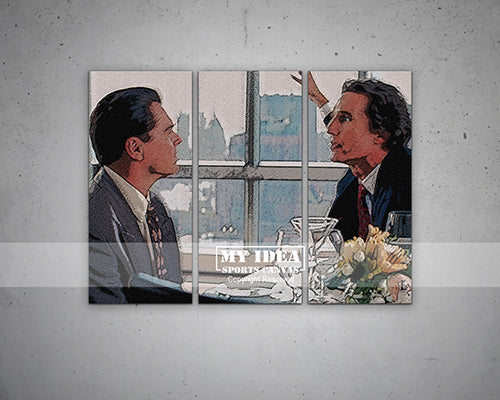 The wolf of the wall street Lbodmos Multicolor Wall Art