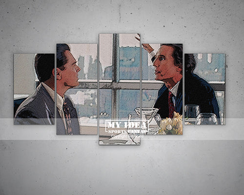 The wolf of the wall street Lbodmos Multicolor Wall Art