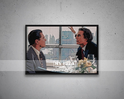 The wolf of the wall street Lbodmos Multicolor Wall Art