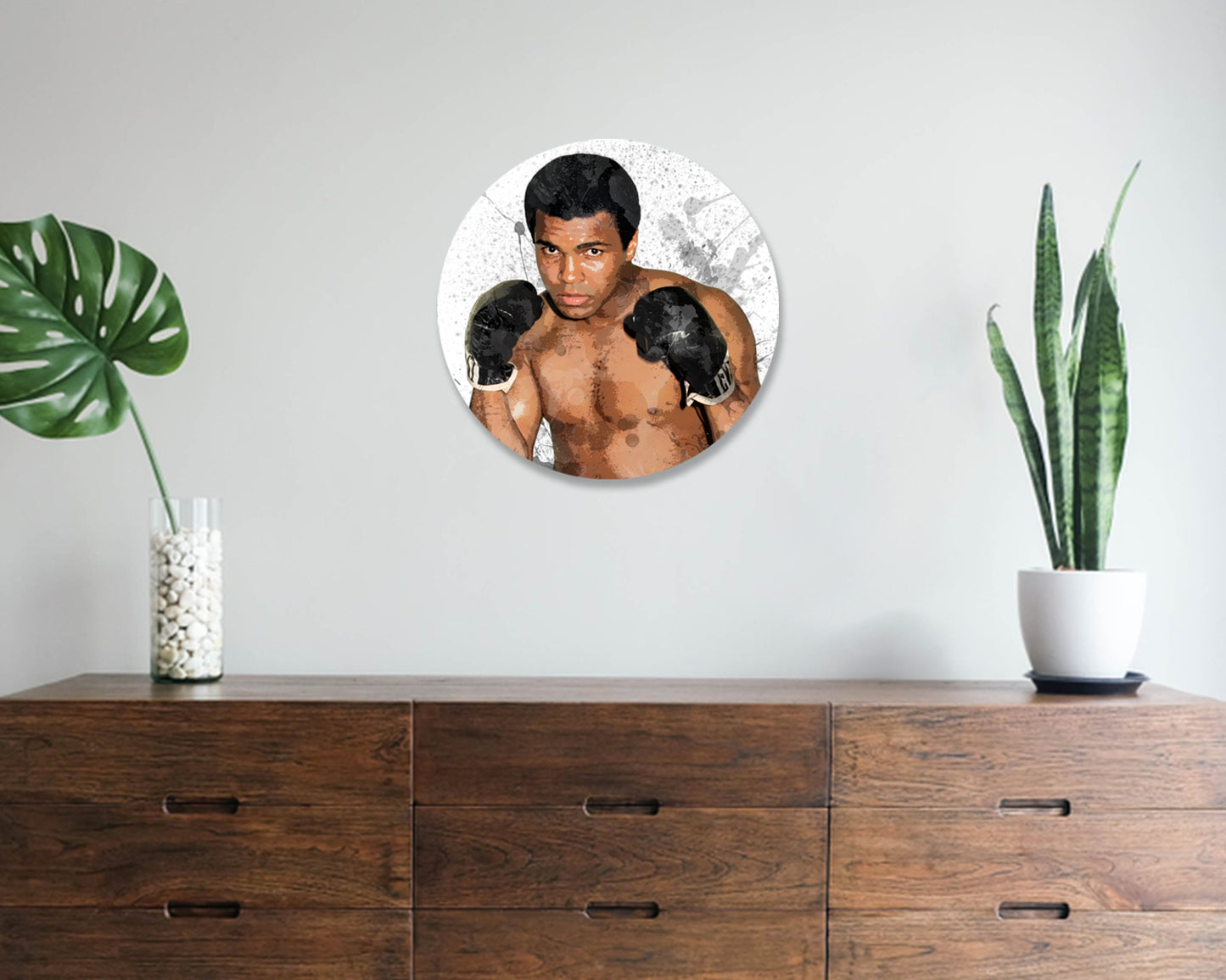 Muhammad Ali Round Wall Art