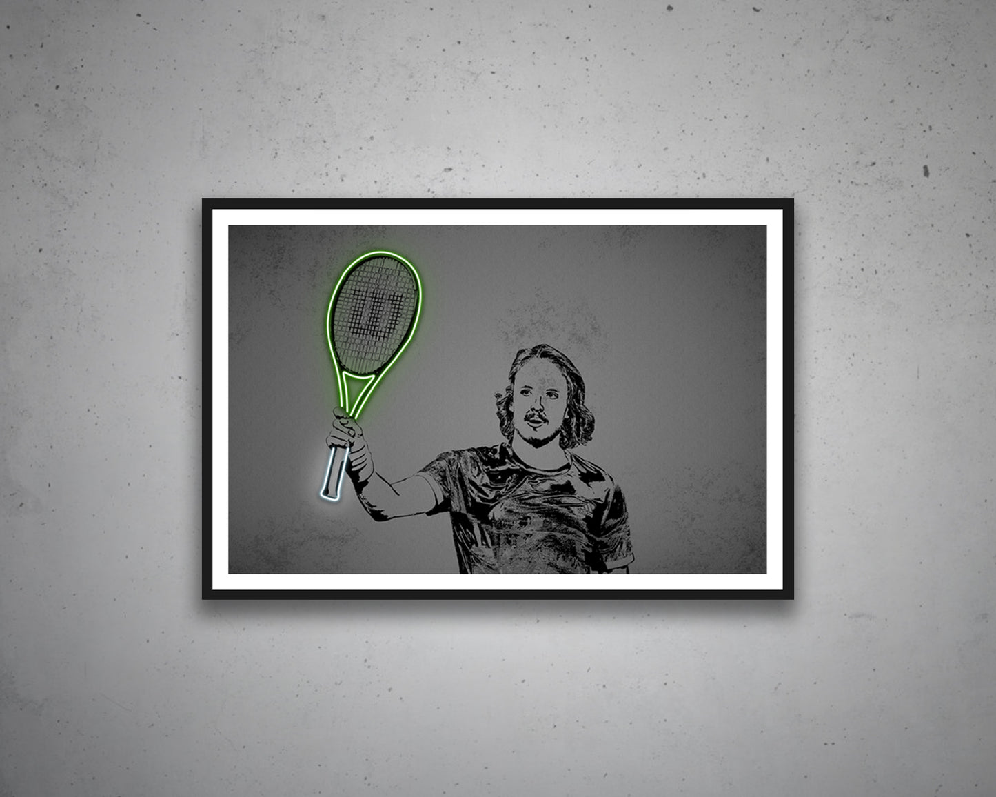 Stefanos Tsitsipas Canvas Wall Art