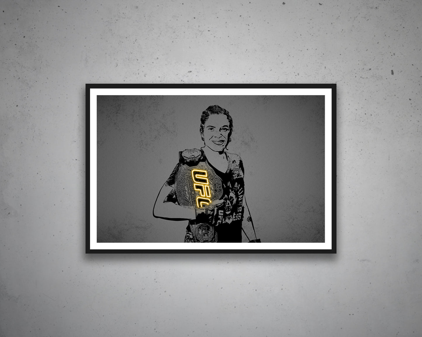 Amanda Nunes Canvas Wall Art