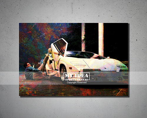 WOLF OF WALL STREET LAMBORGHINI Wall Art