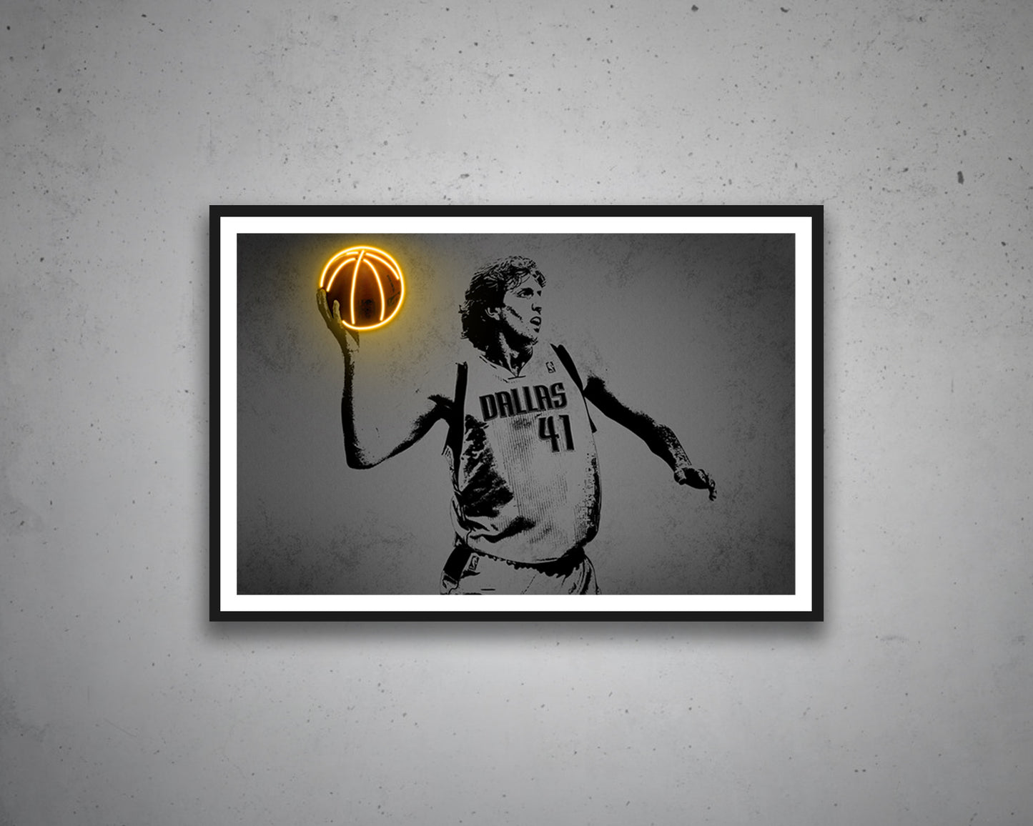 Dirk Nowitzki Canvas Wall Art