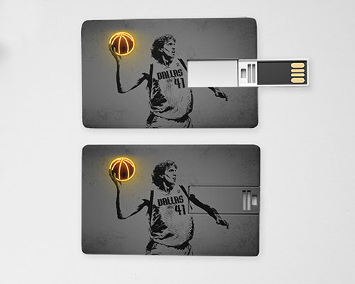 Dirk Nowitzki Neon Effect Pendrive