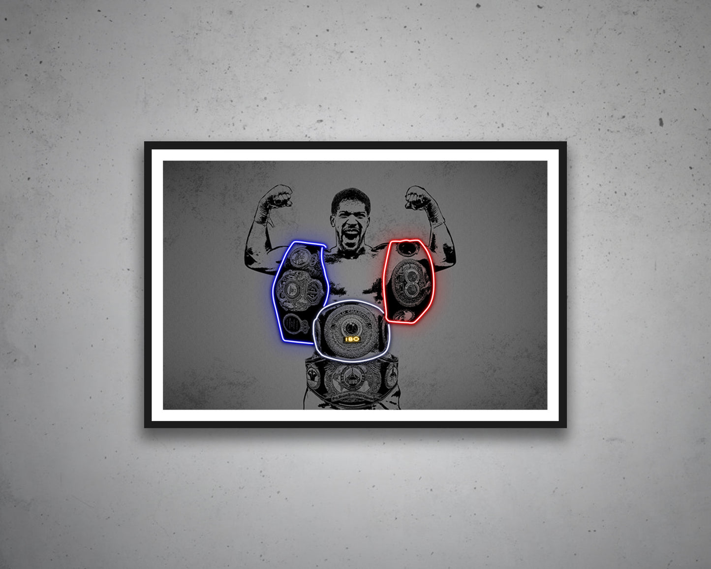 Anthony Joshua Canvas Wall Art