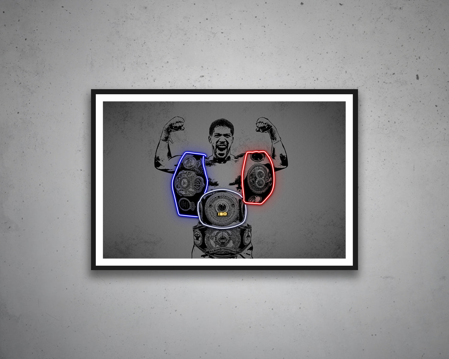 Anthony Joshua Canvas Wall Art