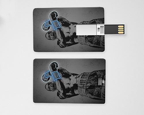 Memoria USB con efecto neón de Deontay Wilder