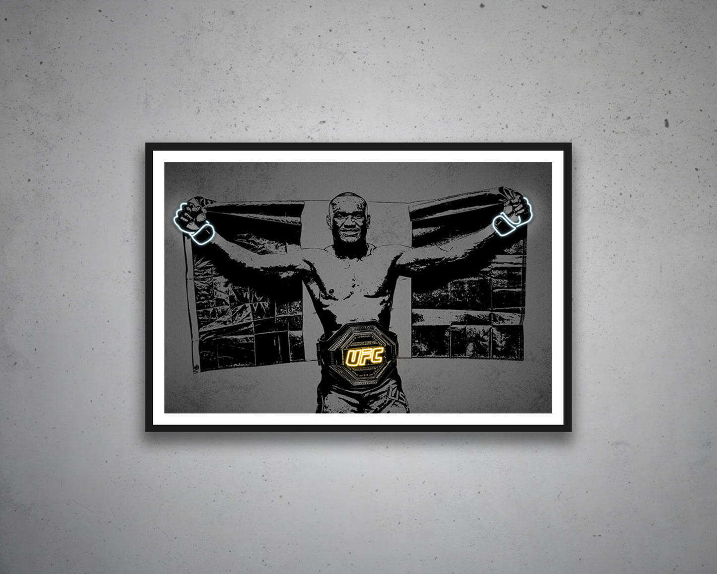 Kamaru Usman Canvas Wall Art