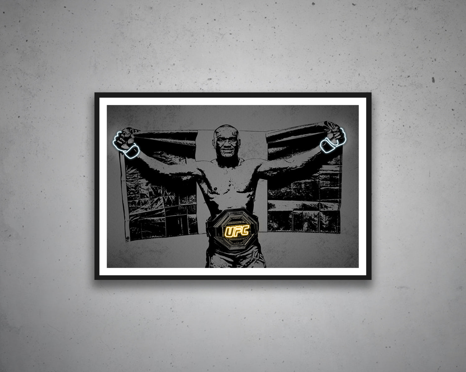 Kamaru Usman Canvas Wall Art