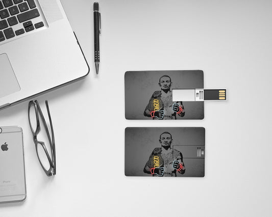 Memoria USB con efecto neón de Max Holloway