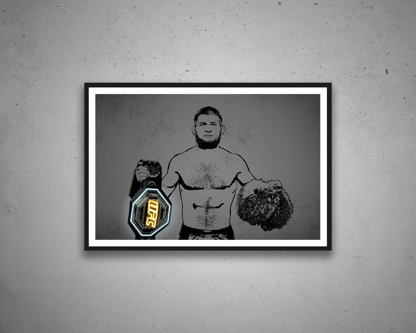 Khabib Nurmagomedov Canvas Wall Art