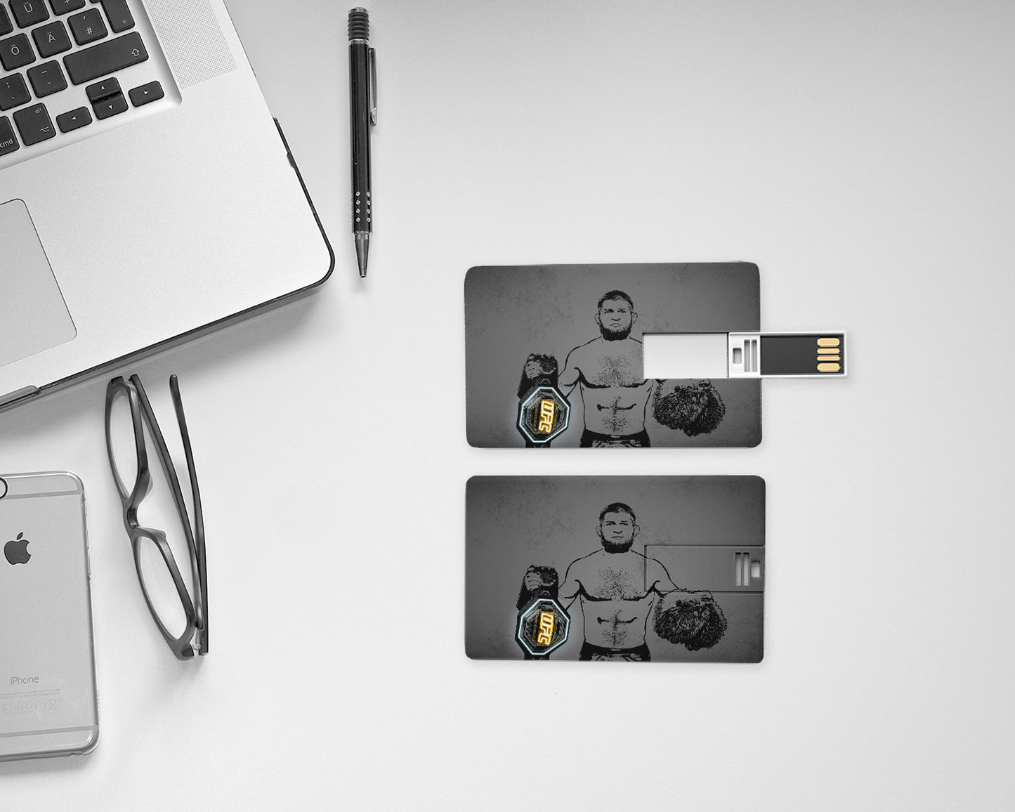 Khabib Nurmagomedov Neon Effect Pendrive