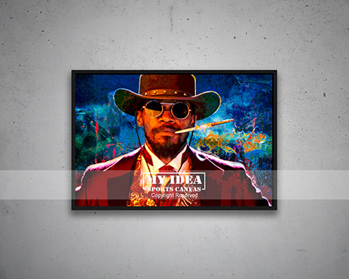 Django Unchained Multicolour Wall Art