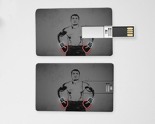 Memoria USB con efecto neón de Wladimir Klitschko