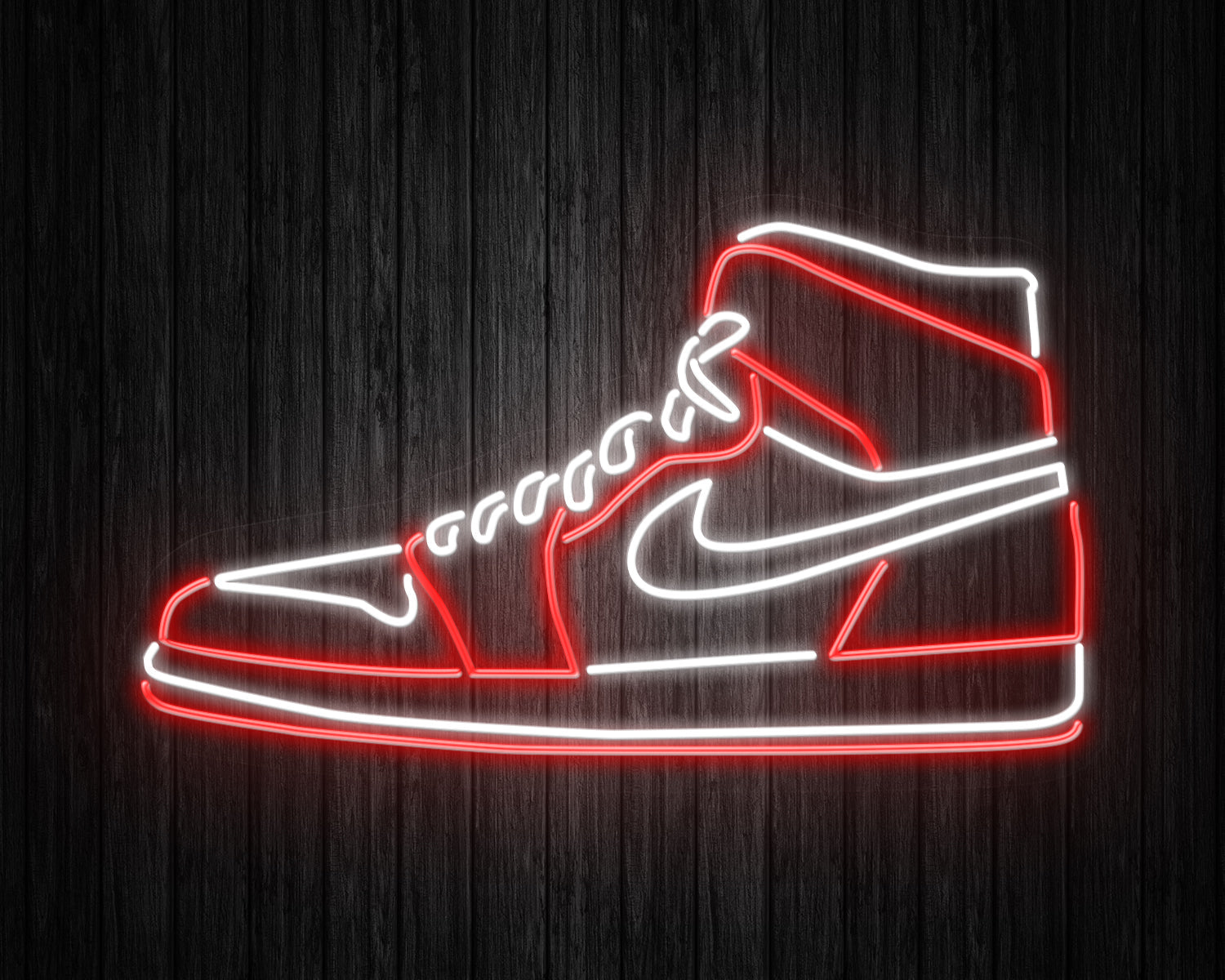 Air Jordan Shoes Neon Sign