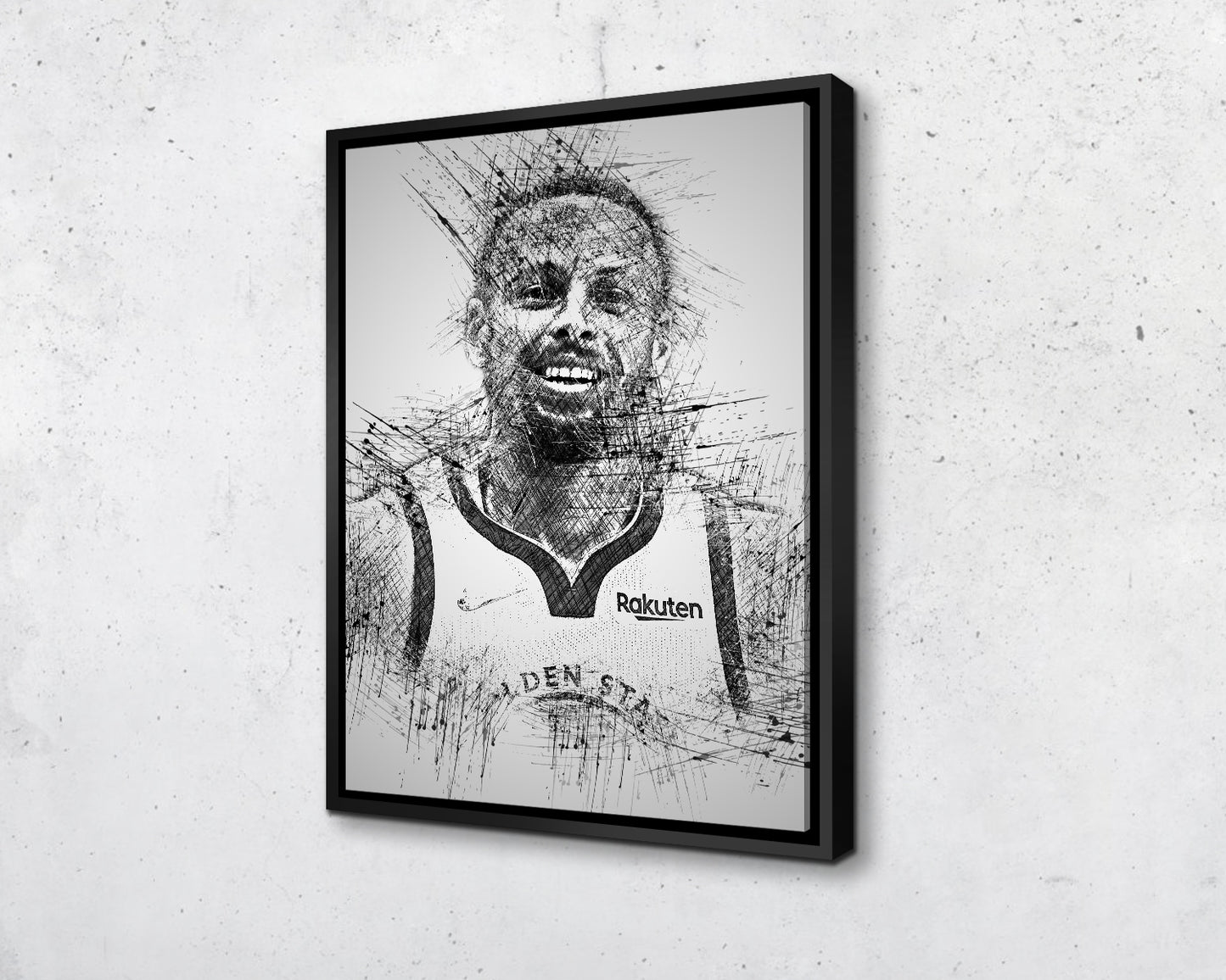 Stephen Curry Sketch Wall Art