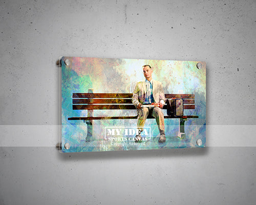 Forrest Gump Multicolour Wall Art