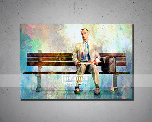 Forrest Gump Multicolour Wall Art