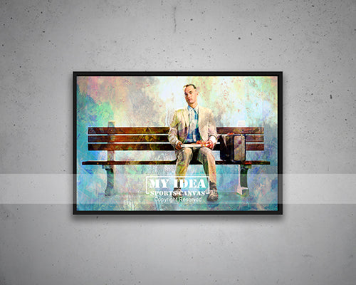 Forrest Gump Multicolour Wall Art