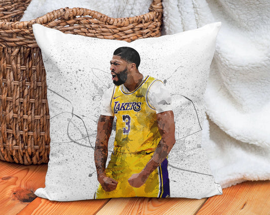 Anthony Davis Splash Effect Pillow