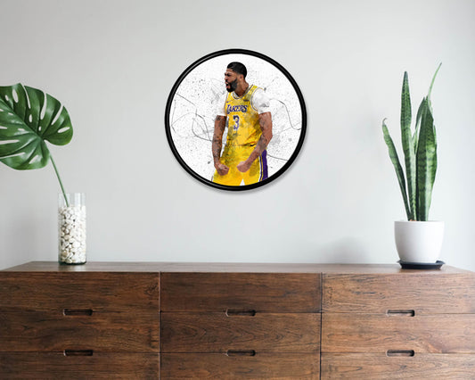 Arte de pared redondo de Anthony Davis