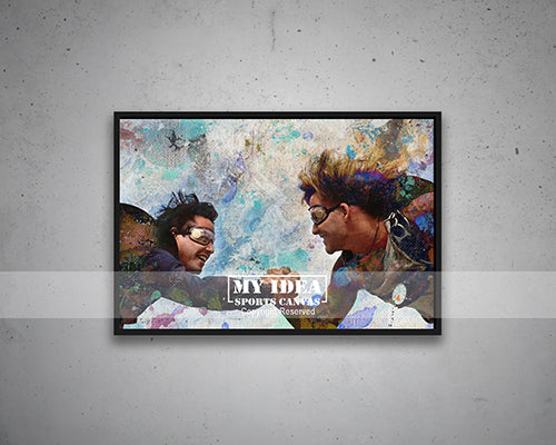 Point Break Multicolour Wall Art