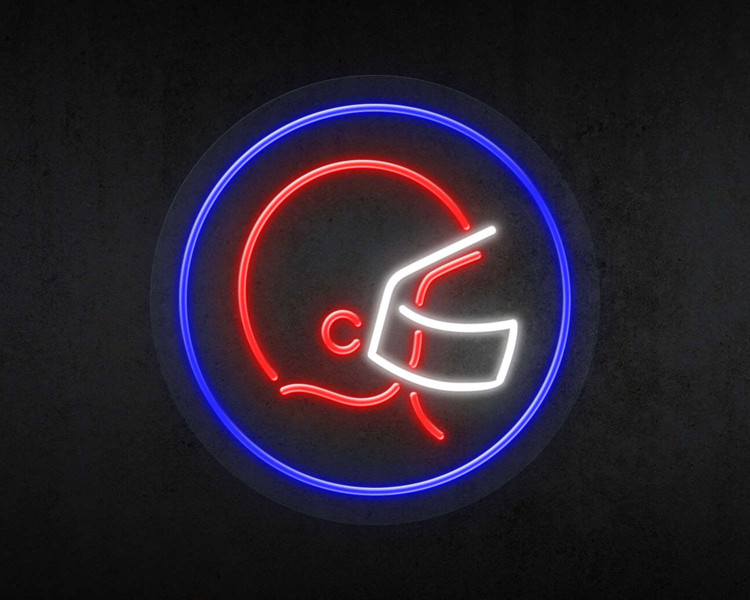 Helmet Neon Sign