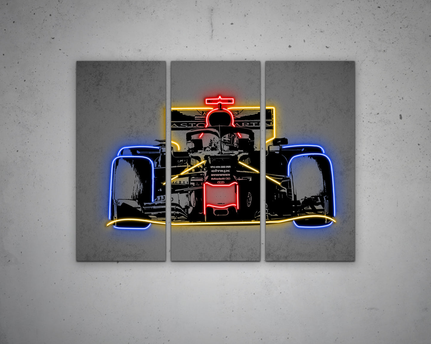 F1 Racer Canvas Wall Art
