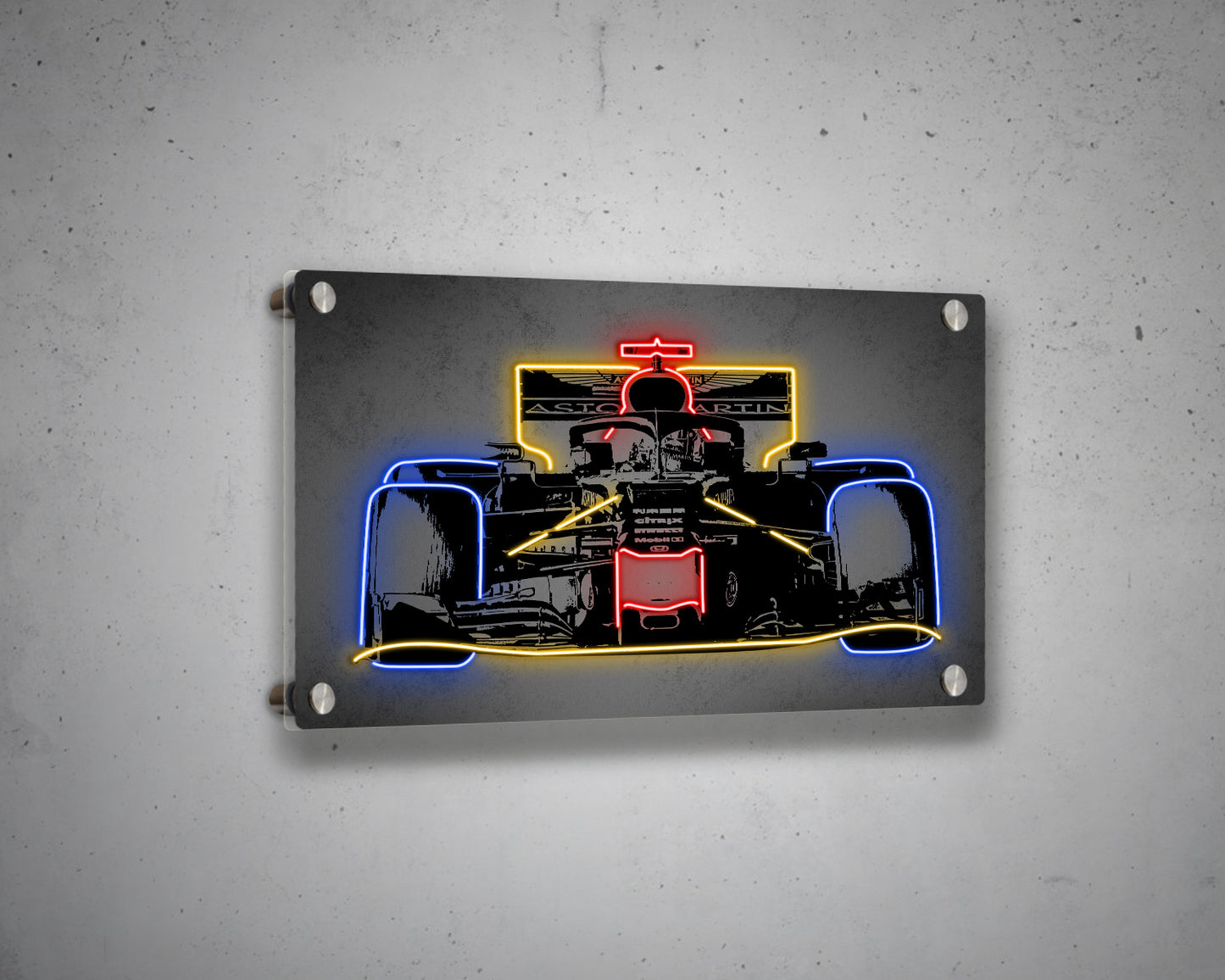 F1 Racer Canvas Wall Art