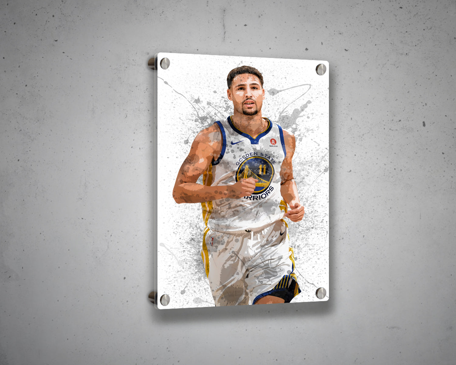 Klay Thompson Splash Effect Canvas Art