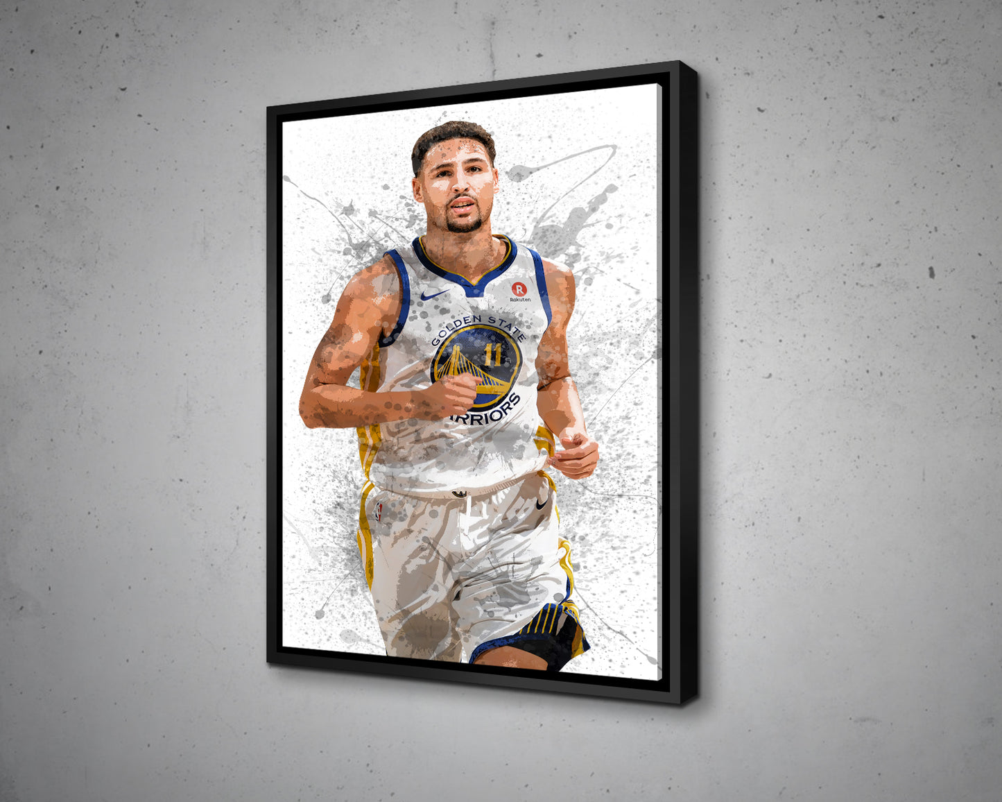 Klay Thompson Splash Effect Canvas Art