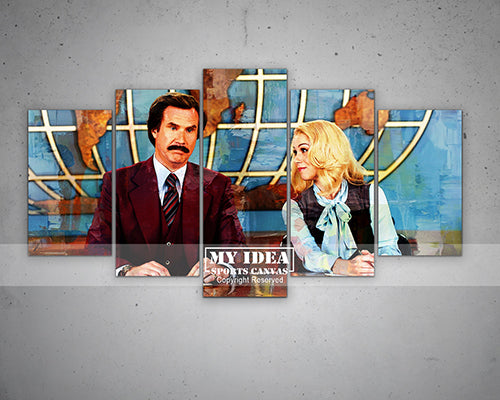 RON & VERONICA Multicolour Wall Art