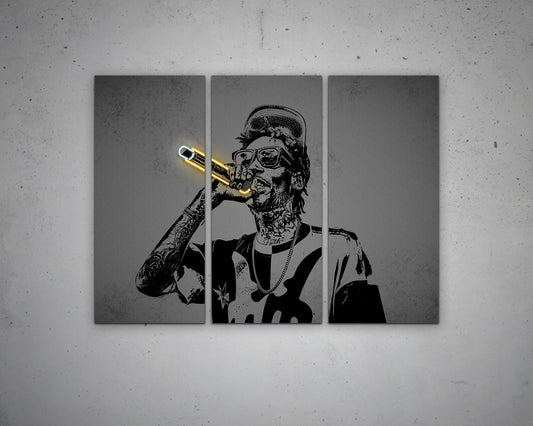 Wiz Khalifa Canvas Wall Art