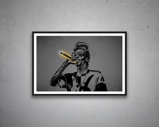 Wiz Khalifa Canvas Wall Art