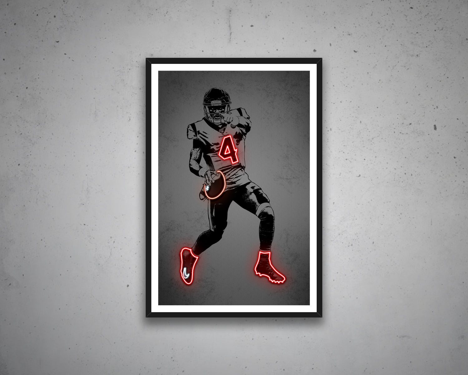 Deshaun Watson Canvas Wall Art